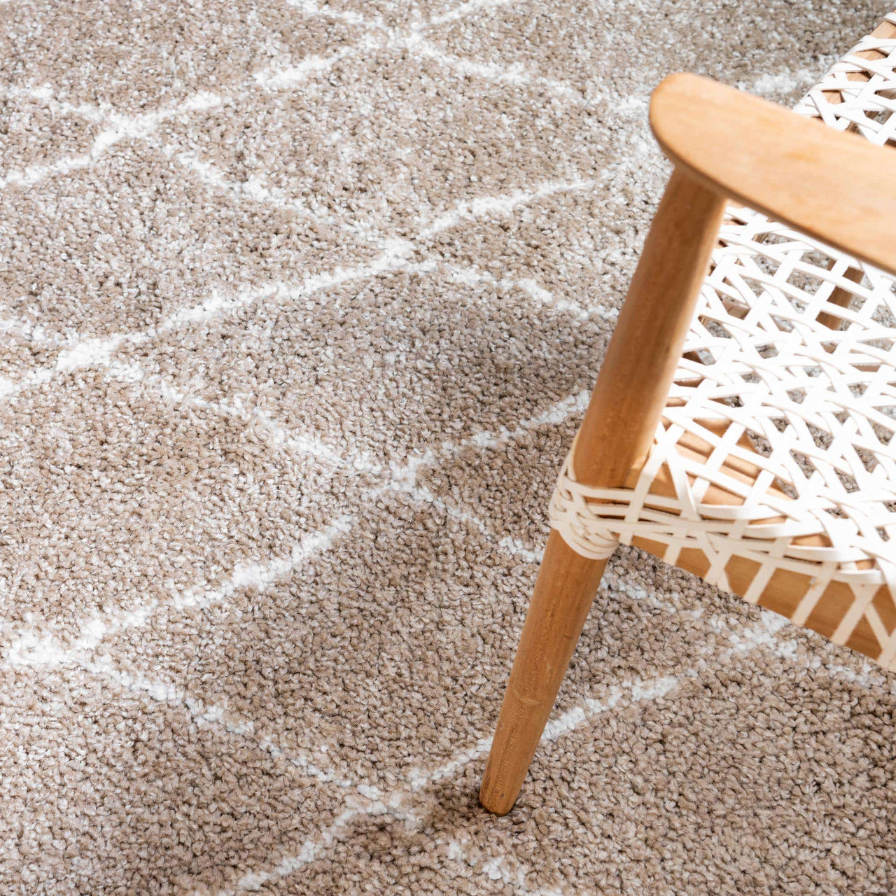 122x183 Taupe Marrakesh Shag