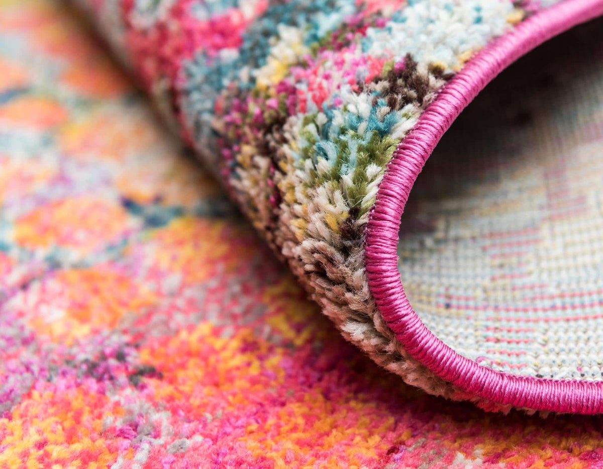 Rechteck Teppich Spectrum in Rosa von Hadorn™ - Lifestyle Image