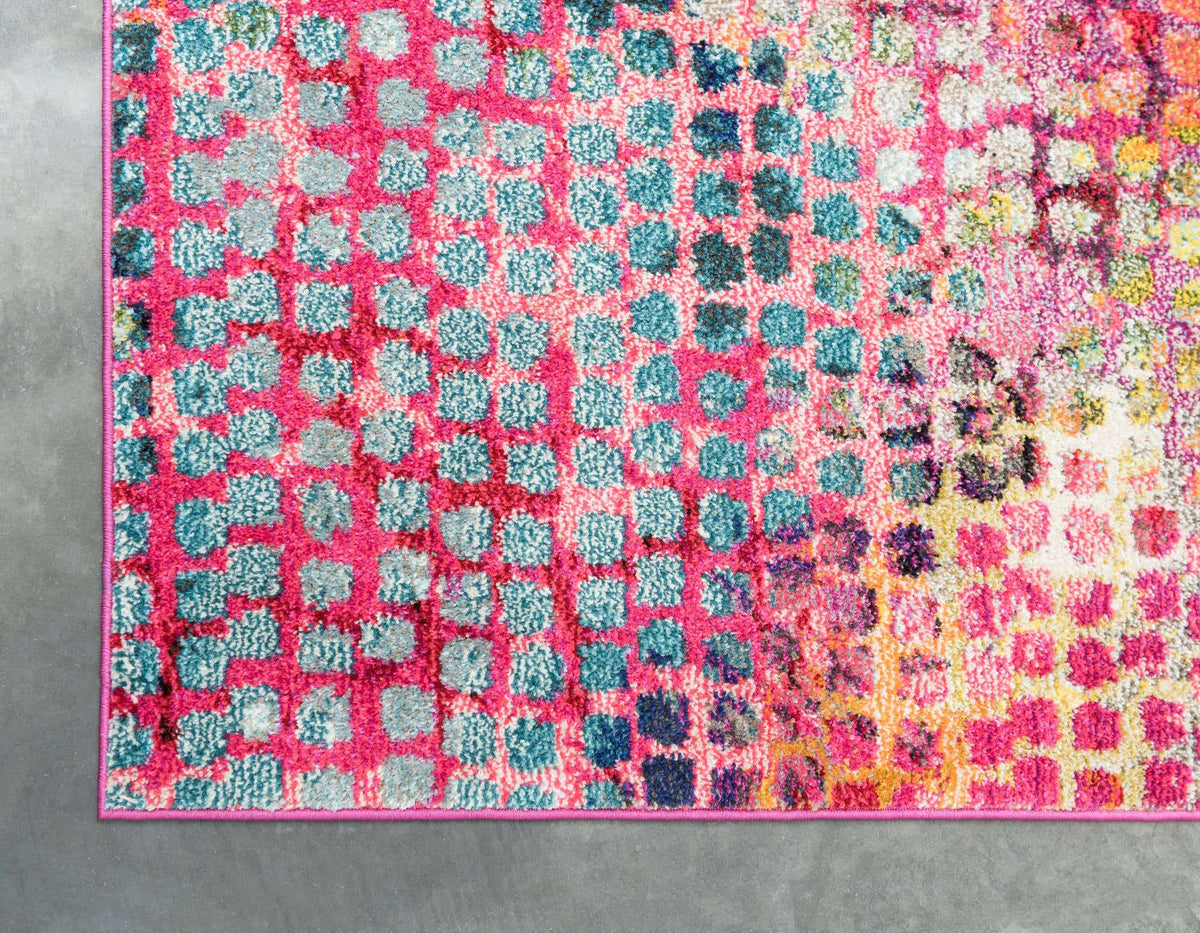 Rechteck Teppich Spectrum in Rosa von Hadorn™ - Lifestyle Image