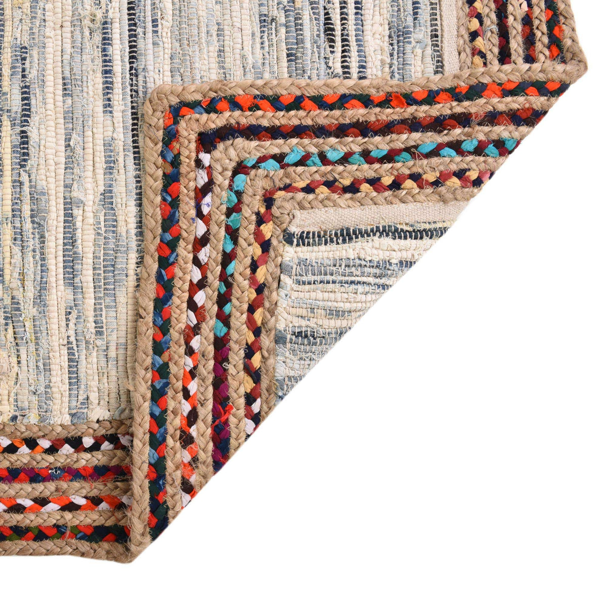 Rechteck Teppich Chindi Jute in Beige von Hadorn™ - Lifestyle Image