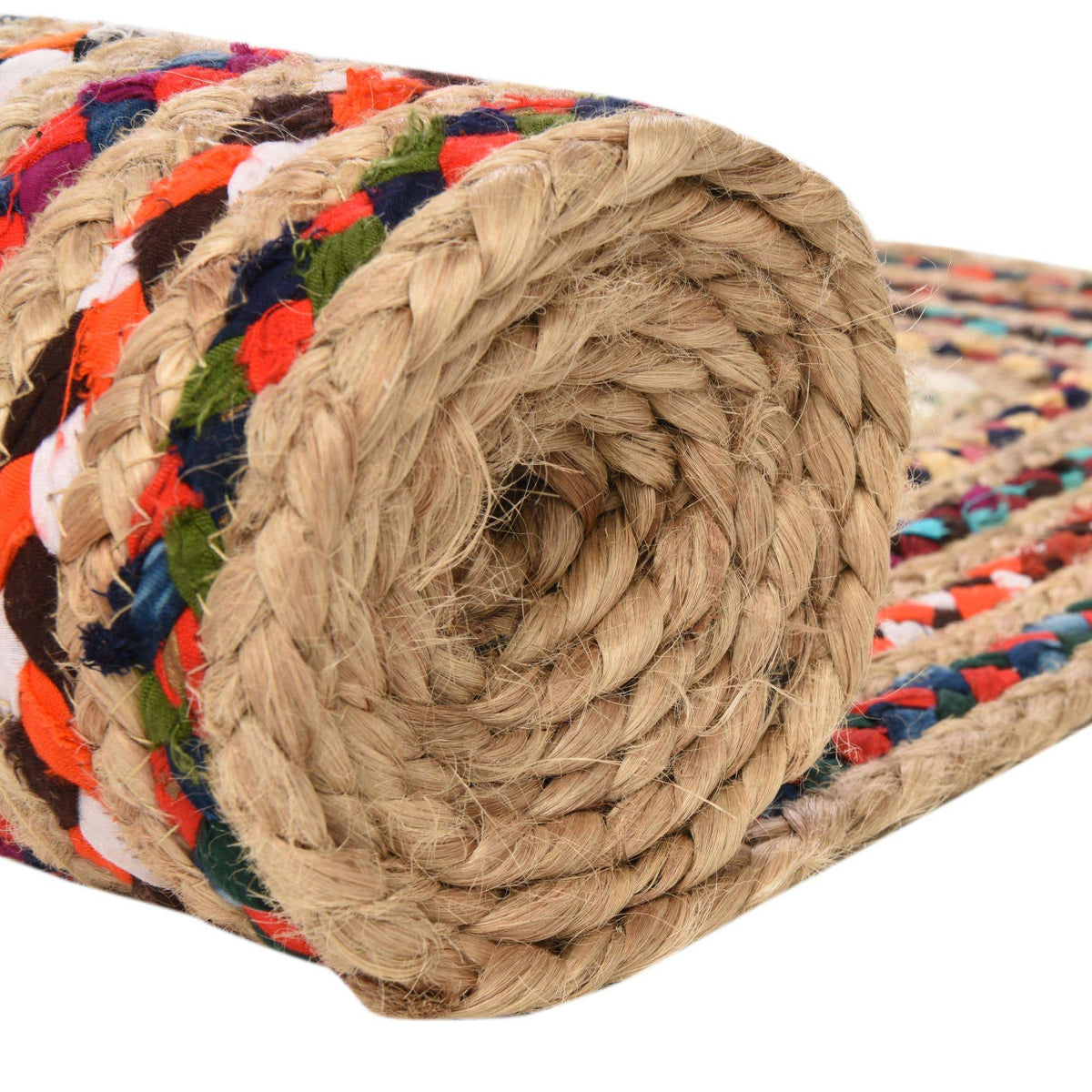 Rechteck Teppich Chindi Jute in Beige von Hadorn™ - Lifestyle Image