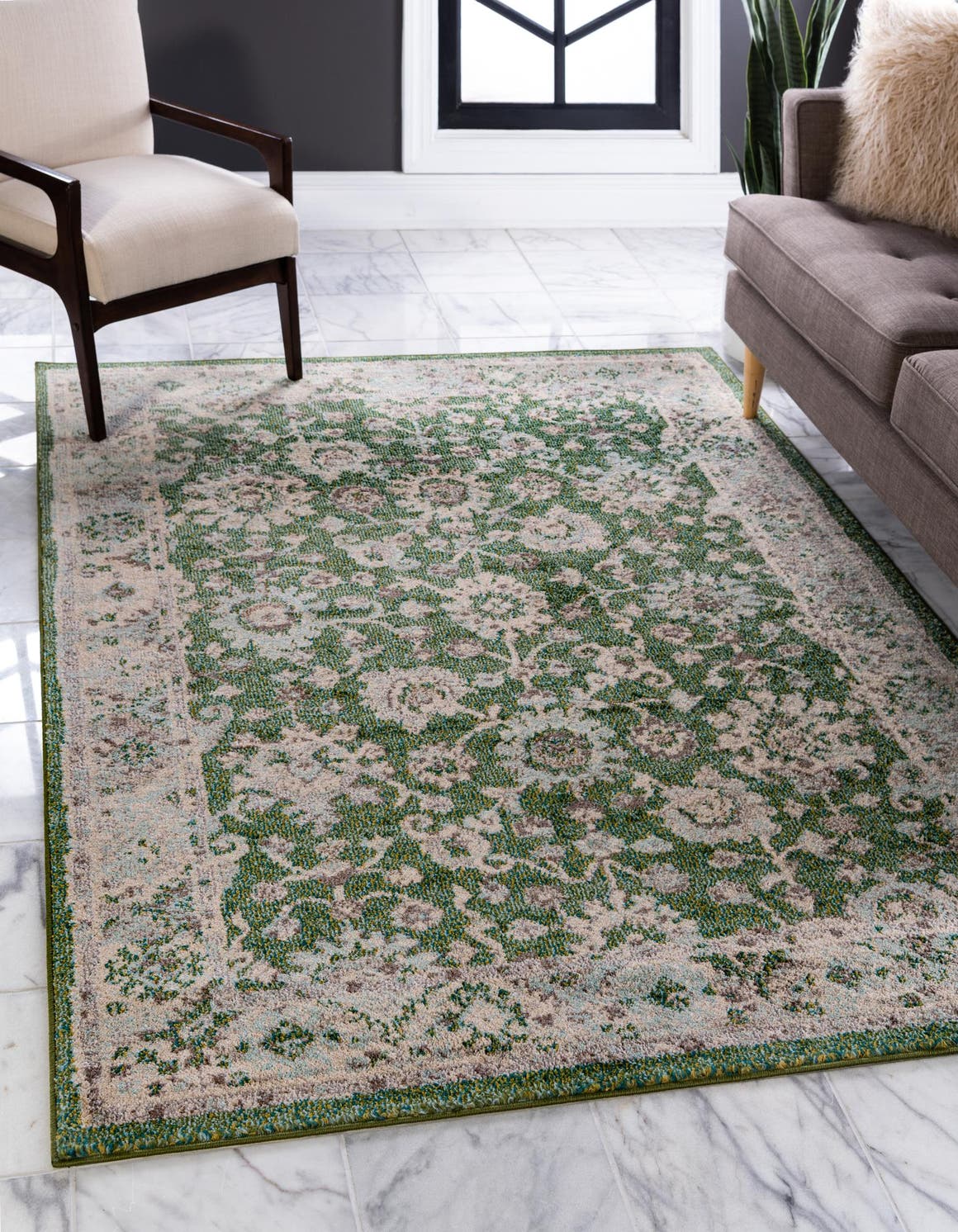 Rechteck Teppich Carrington in Grün von Hadorn™ - Lifestyle Image