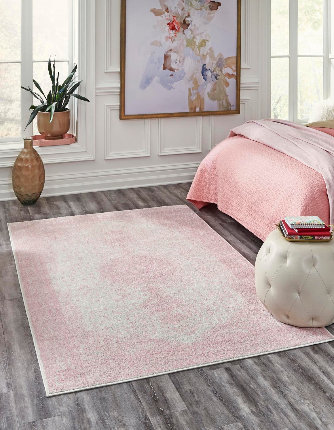 Rechteck Teppich Bexley in Rosa von Hadorn™ - Lifestyle Image