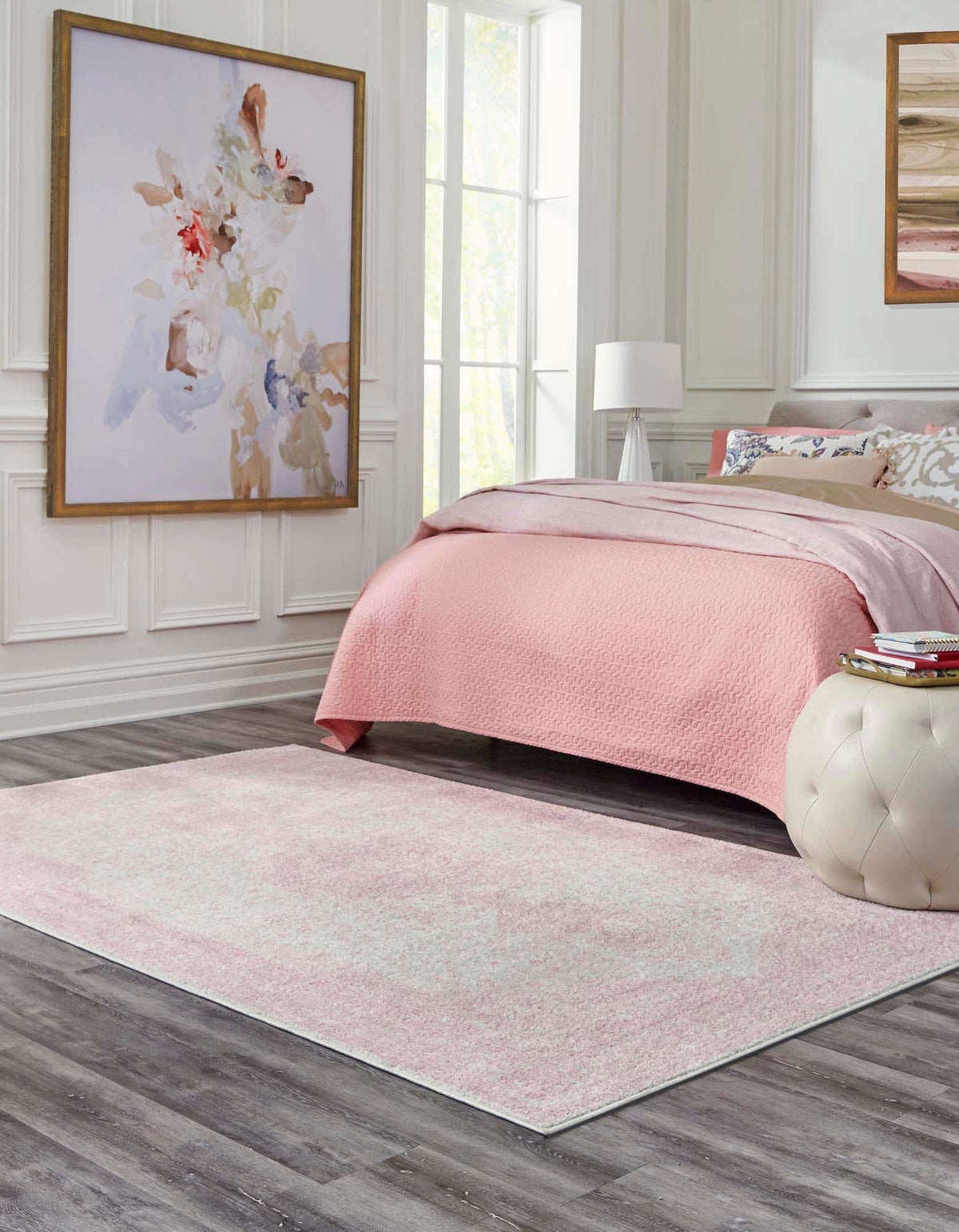 Rechteck Teppich Bexley in Rosa von Hadorn™ - Lifestyle Image