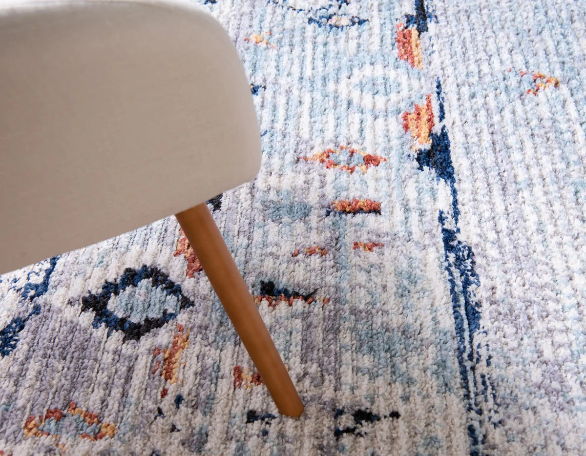 Rechteck Teppich Morocco in Hellblau von Hadorn™ - Lifestyle Image