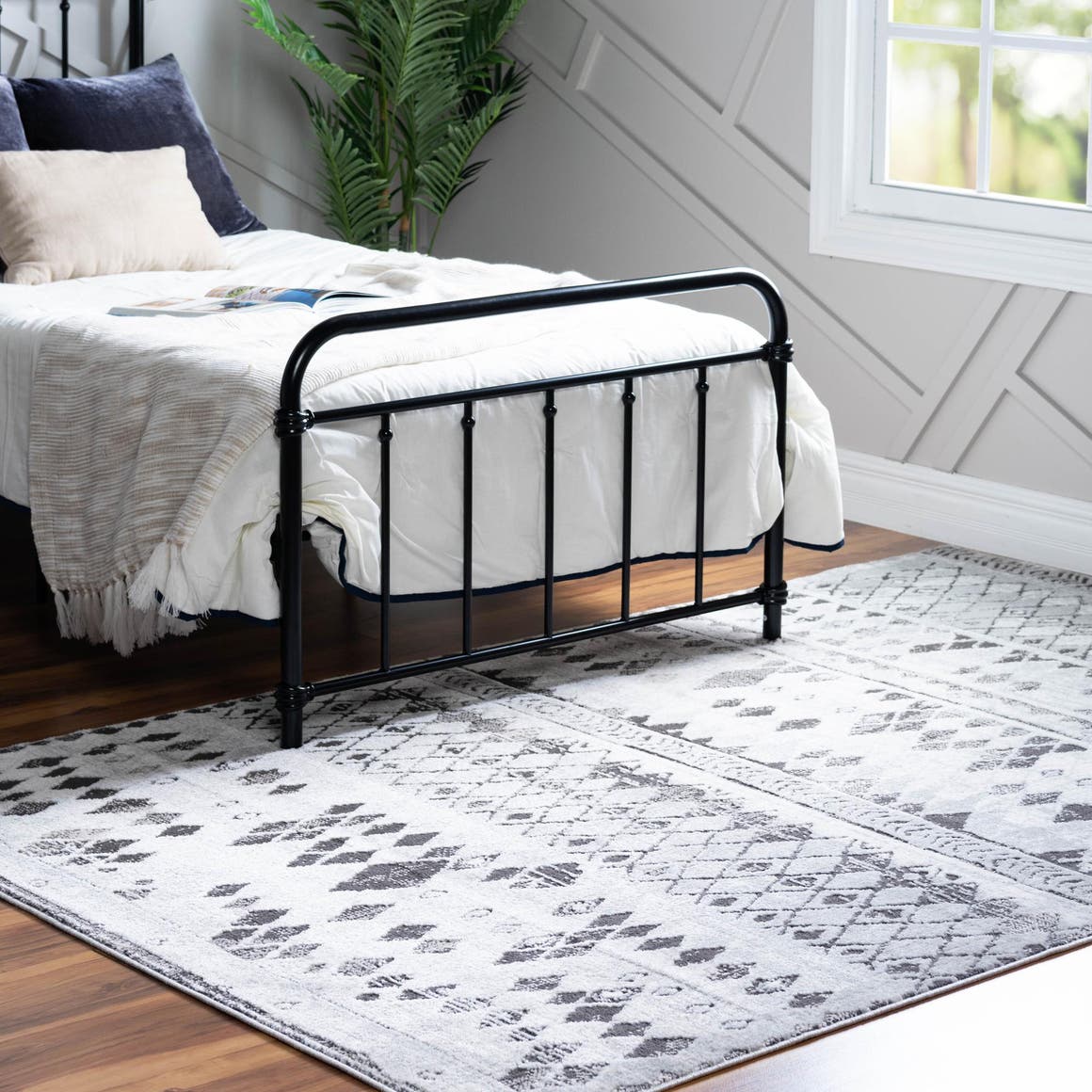 Rechteck Teppich Leipzig in Grau von Hadorn™ - Lifestyle Image