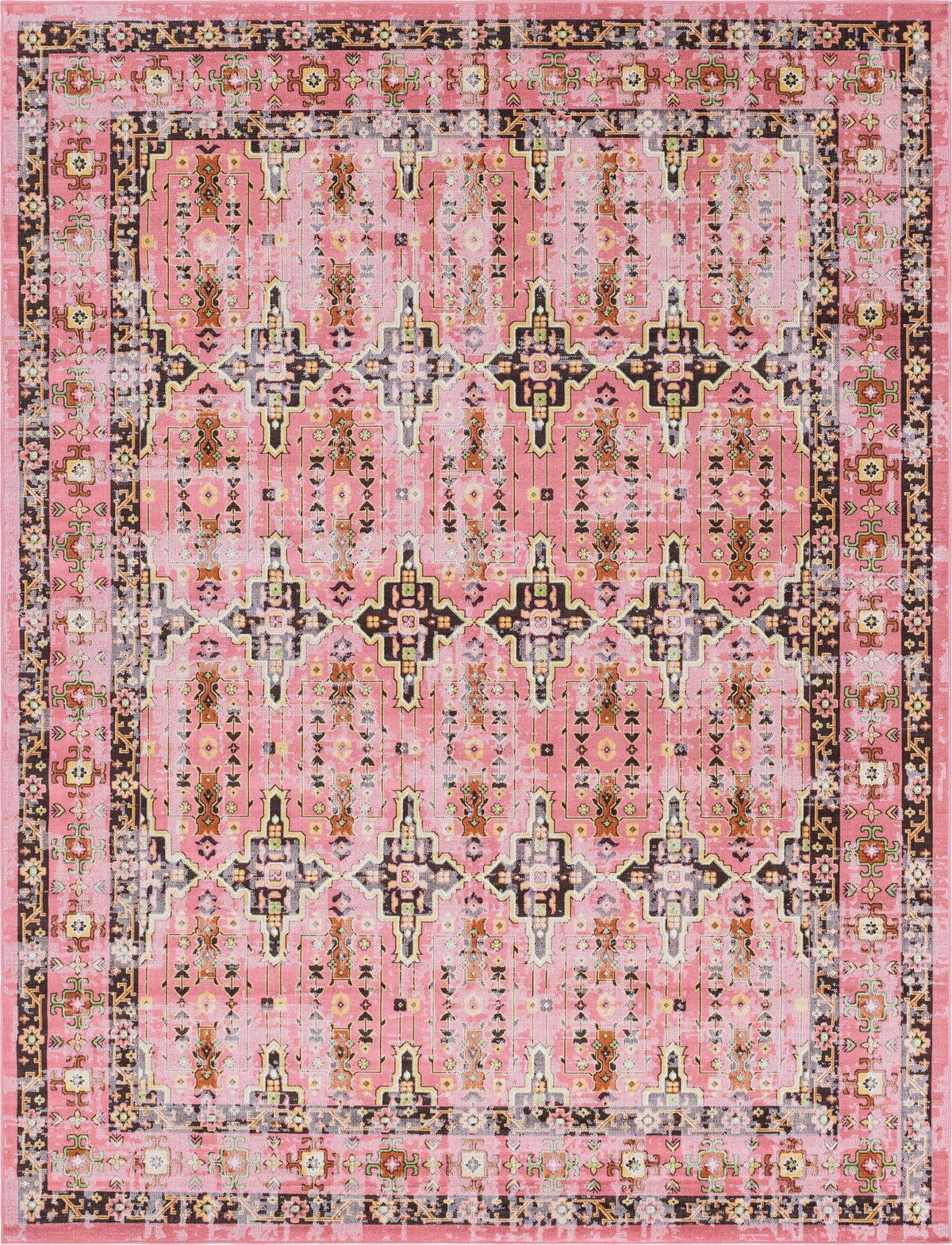Rechteck Teppich Lucerne in Rosa von Hadorn™ - Lifestyle Image