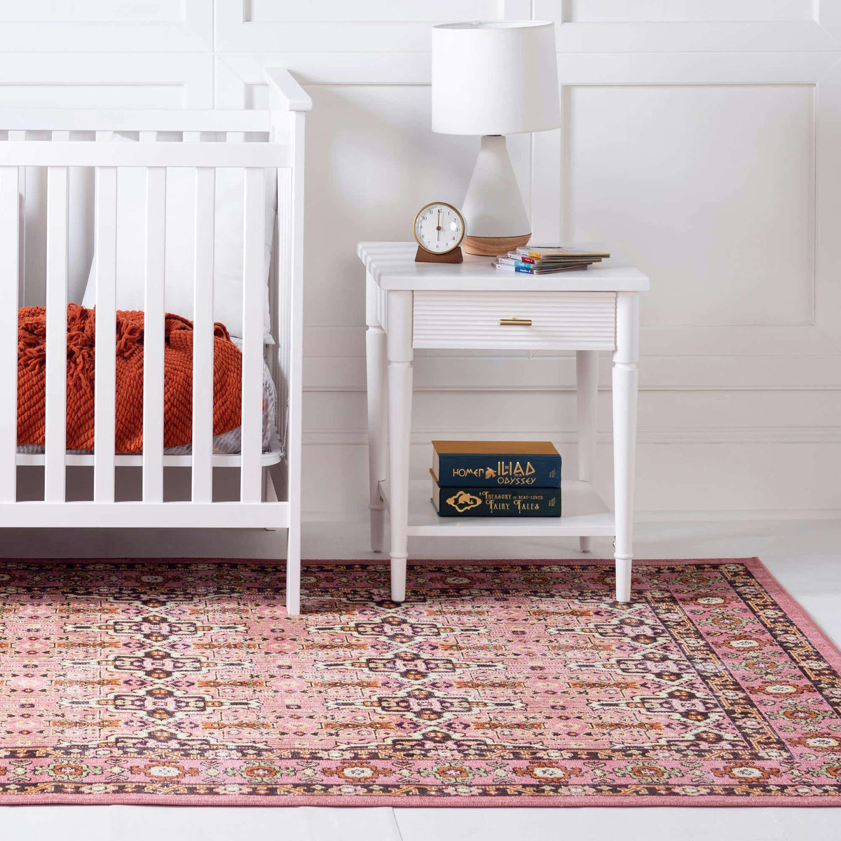 Rechteck Teppich Lucerne in Rosa von Hadorn™ - Lifestyle Image