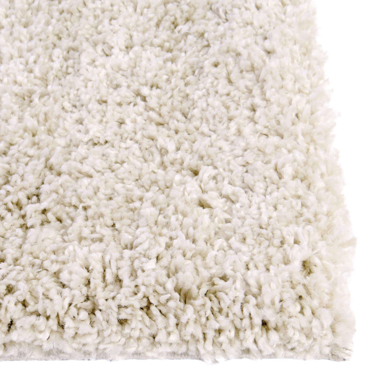 Quadratisch Hochflorteppich Soft Solid Shag in Beige von Hadorn™ - Lifestyle Image