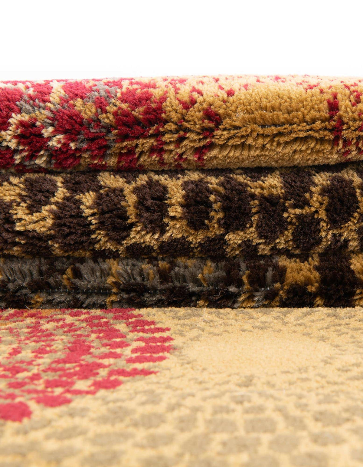 Quadratisch Teppich Coffee Shop in Beige von Hadorn™ - Lifestyle Image