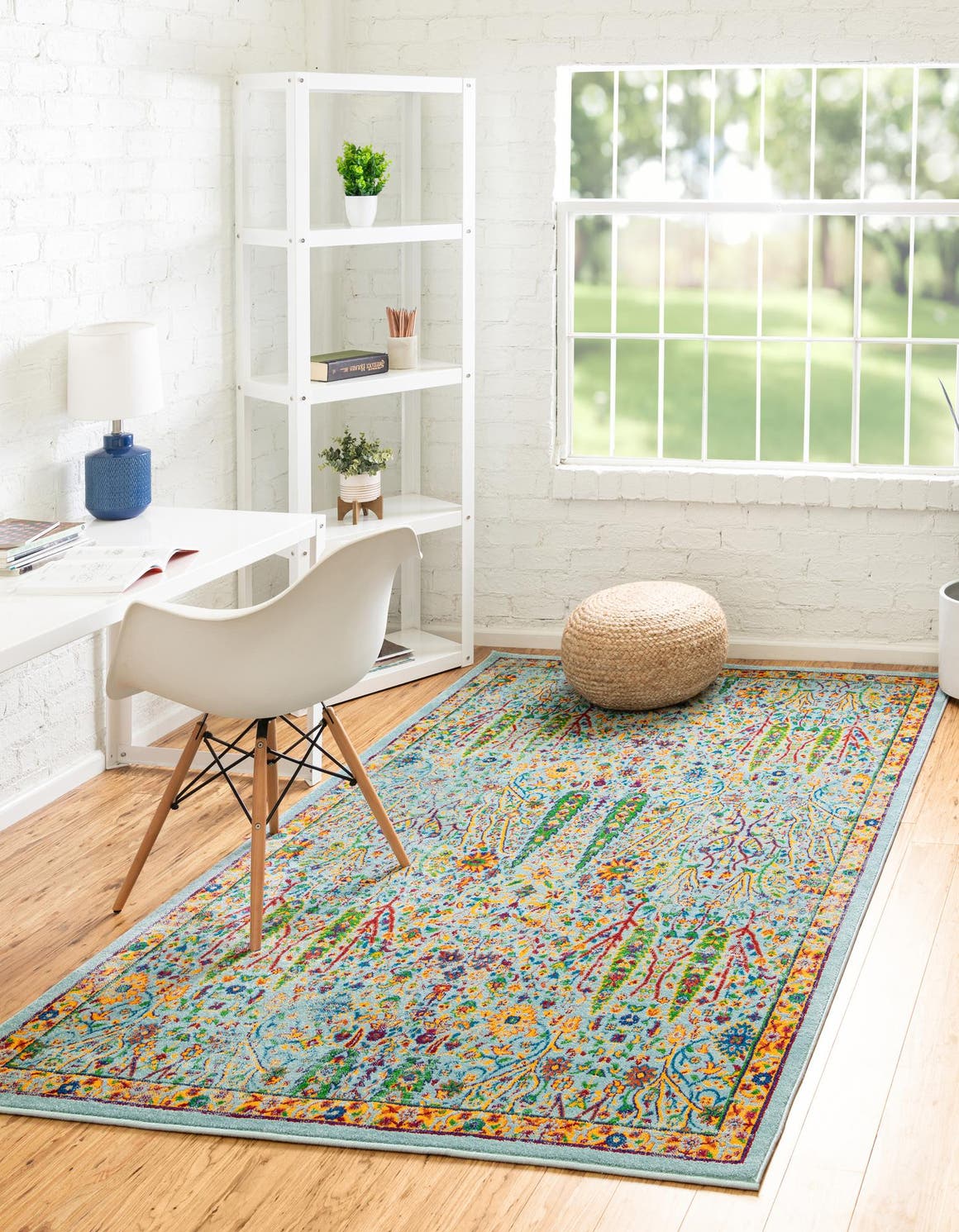 Rechteck Teppich Calypso in Blau von Hadorn™ - Lifestyle Image