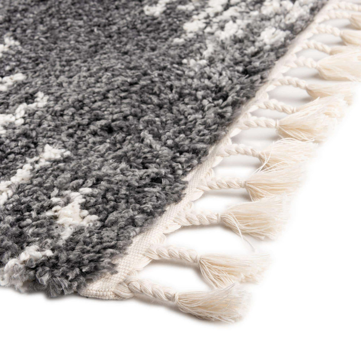 Rechteck Hochflorteppich Serenity Shag in Grau von Hadorn™ - Lifestyle Image
