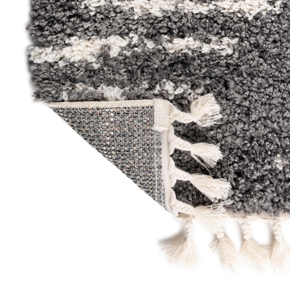 Rechteck Hochflorteppich Serenity Shag in Grau von Hadorn™ - Lifestyle Image