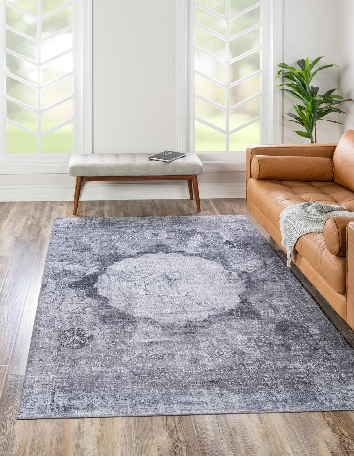 Rechteck Teppich Yara in Grau von Hadorn™ - Lifestyle Image