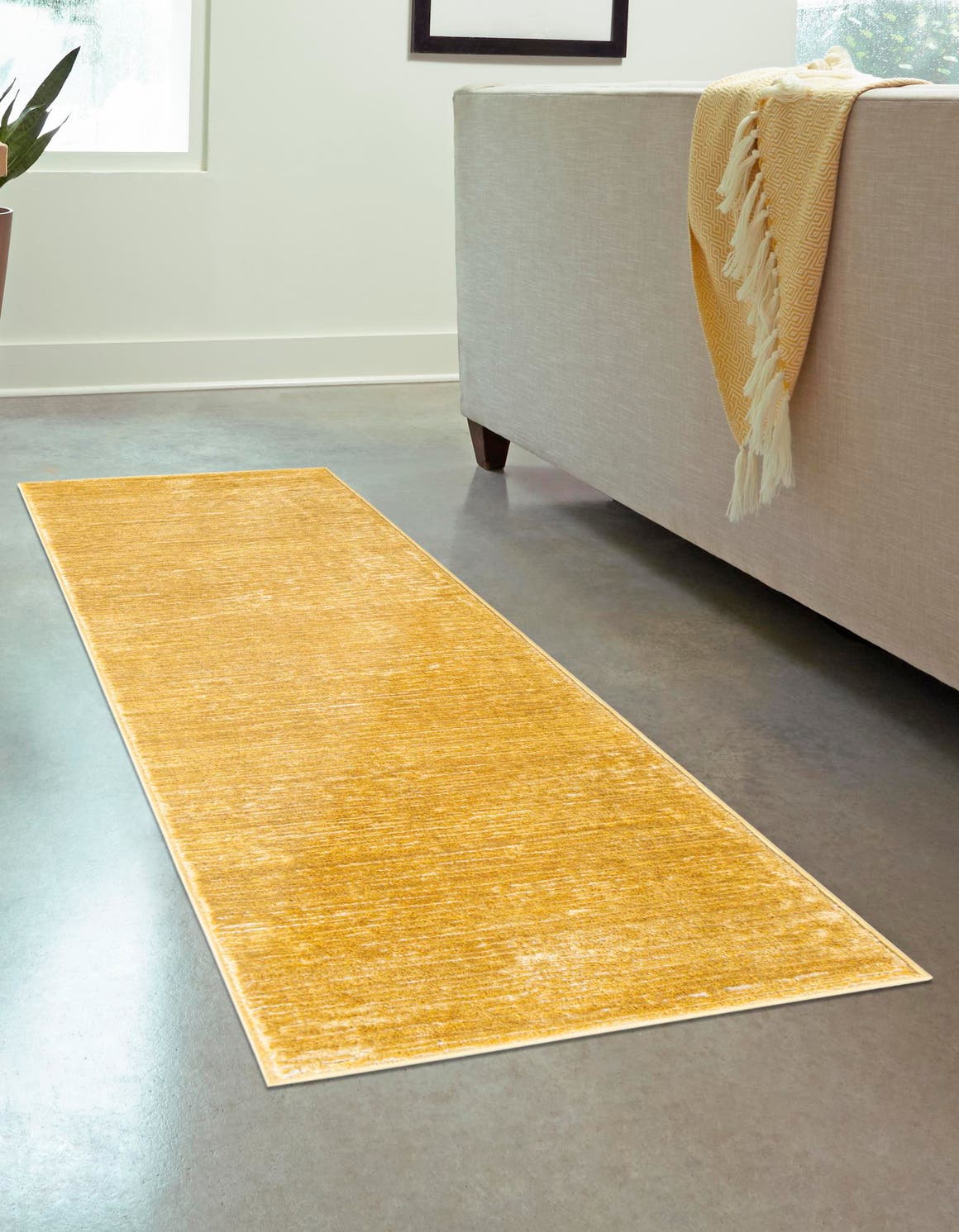 Läufer Teppich Finsbury in Gelb von Hadorn™ - Lifestyle Image