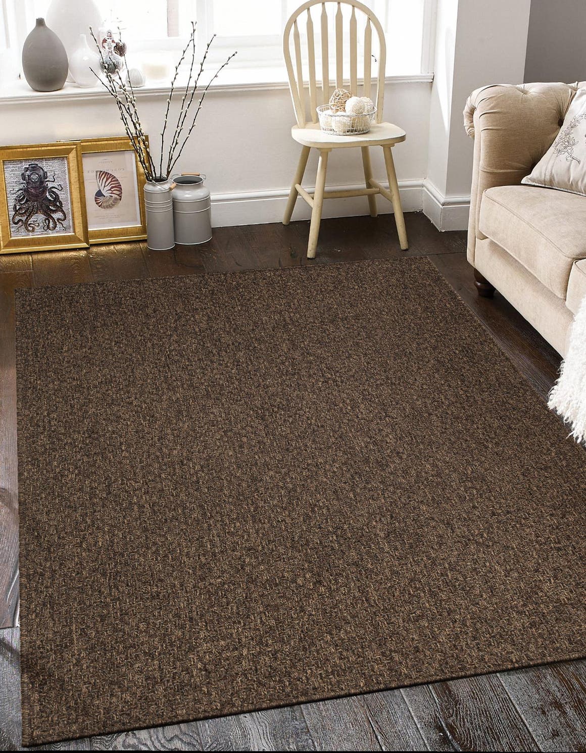 Rechteck Teppich Dunes in Braun von Hadorn™ - Lifestyle Image