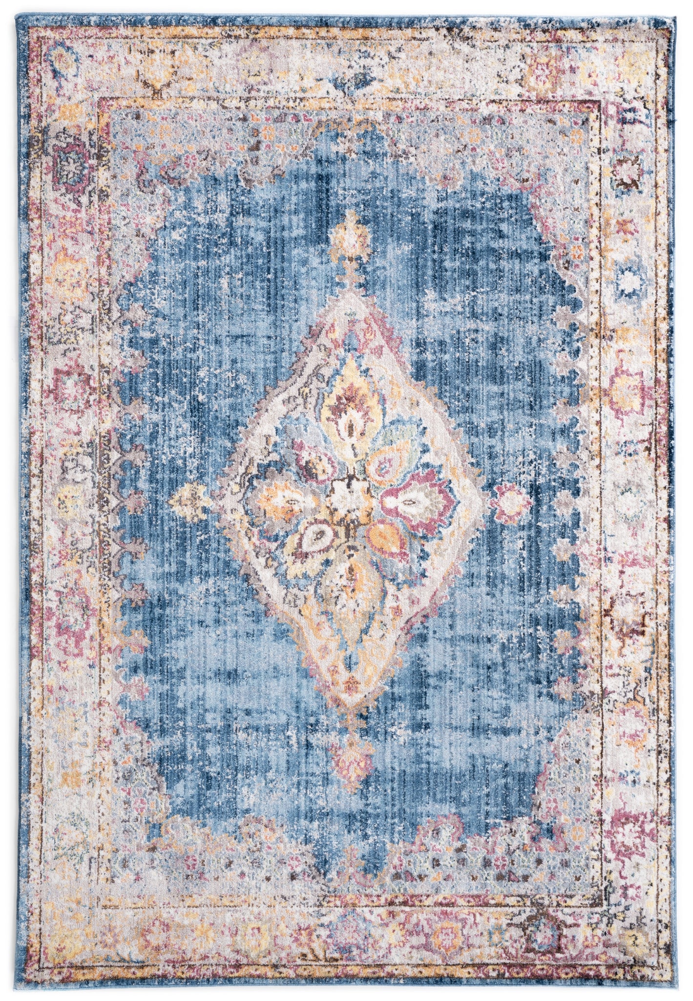 Rechteck Teppich Hadorn Limited Edition in Blau von Hadorn™ - Lifestyle Image