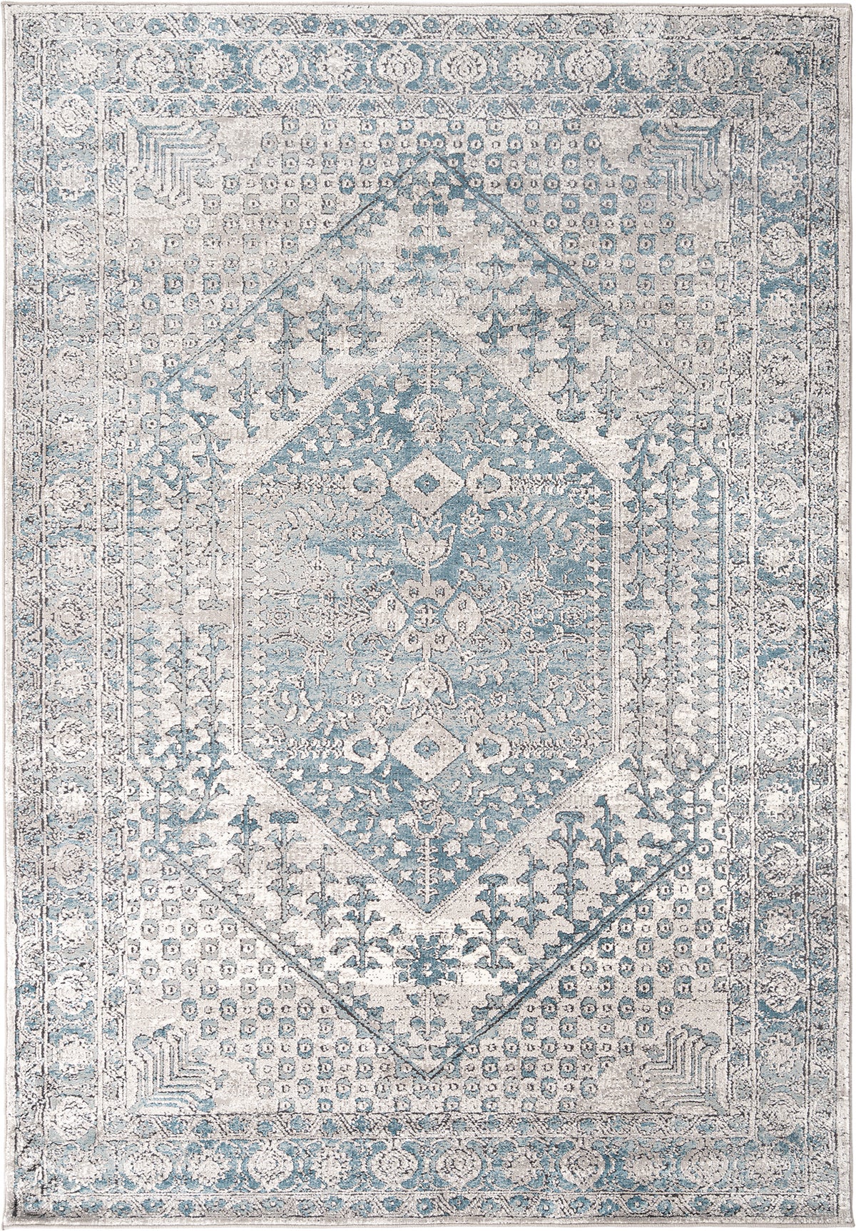 Rechteck Teppich Hadorn Limited Edition in Blau von Hadorn™ - Lifestyle Image