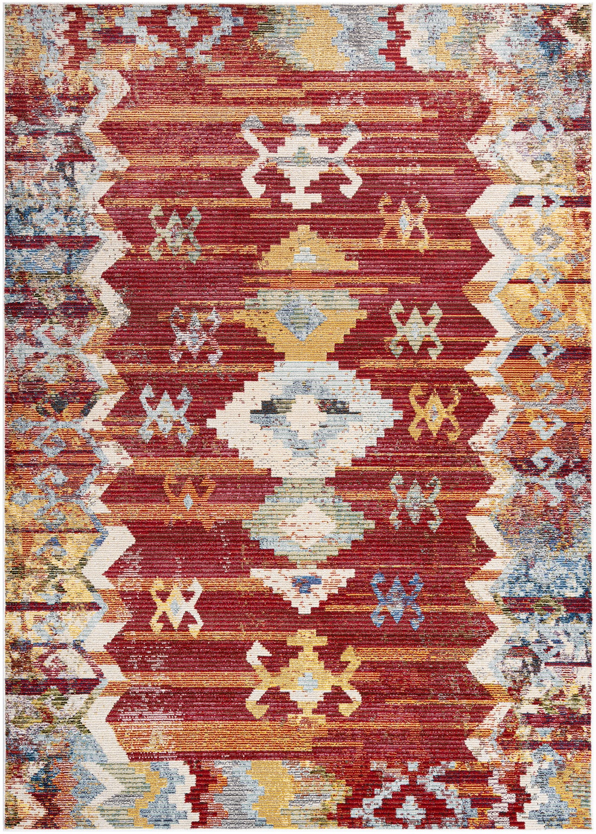 Rechteck Teppich Hadorn Limited Edition in Rot von Hadorn™ - Lifestyle Image