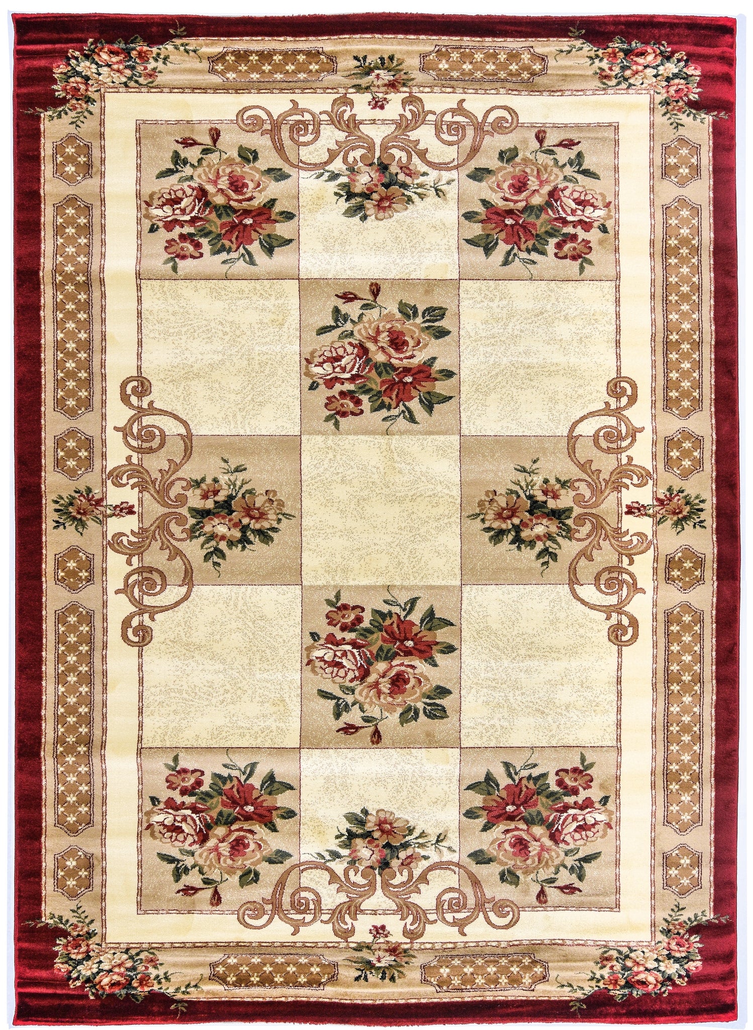 Rechteck Teppich Hadorn Limited Edition in Beige von Hadorn™ - Lifestyle Image