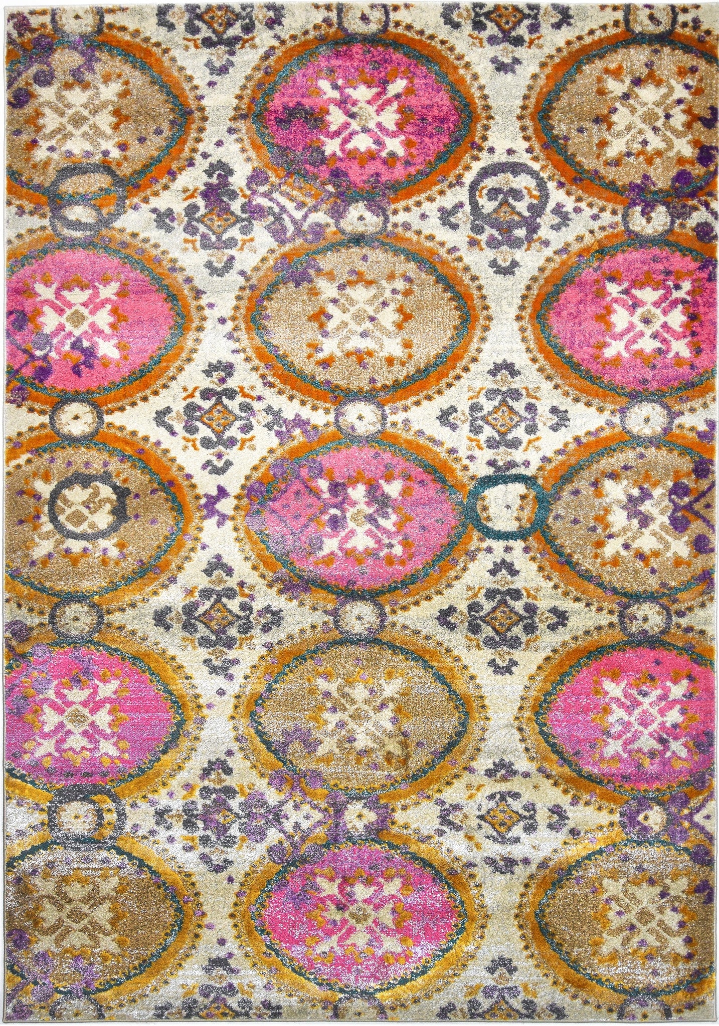 Rechteck Teppich Hadorn Limited Edition in Weiss von Hadorn™ - Lifestyle Image